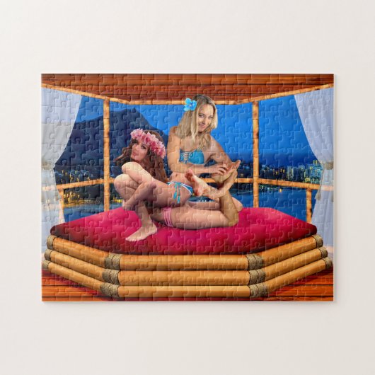 HAWAÏAN FANTASY WRESTLAND LEGPUZZEL (Horizontaal)