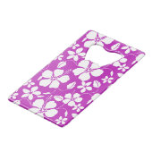 HAWAÏAN HULA (HIBISCUS) BERRY CREDITKAART FLESSENOPENER (Voorkant Gekanteld)