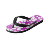 HAWAÏAN HULA (HIBISCUS) BERRY KINDER TEENSLIPPERS (Schuin)