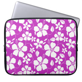 HAWAÏAN HULA (HIBISCUS) BERRY LAPTOP SLEEVE