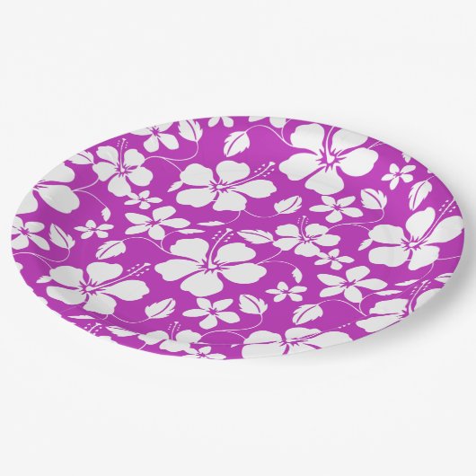 HAWAÏAN HULA (HIBISCUS) BERRY PAPIEREN BORDJE (Gekanteld)