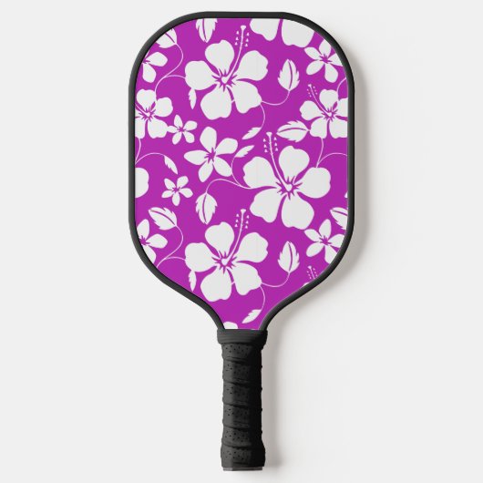 HAWAÏAN HULA (HIBISCUS) BERRY PICKLEBALL PADDLE (Voorkant)