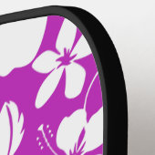 HAWAÏAN HULA (HIBISCUS) BERRY PICKLEBALL PADDLE (Links Detail)