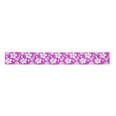 HAWAÏAN HULA (HIBISCUS) BERRY SATIN RIBBON SATIJNEN LINT (Voorkant)