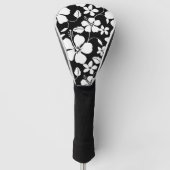 HAWAÏAN HULA (HIBISCUS) BLACK GOLFHEADCOVER (Voorkant)