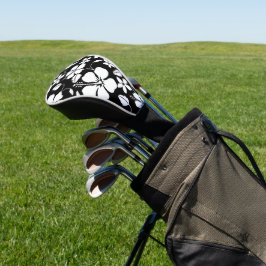 HAWAÏAN HULA (HIBISCUS) BLACK GOLFHEADCOVER