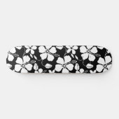 HAWAÏAN HULA (HIBISCUS) BLACK SKATEBOARD (Horizontaal)