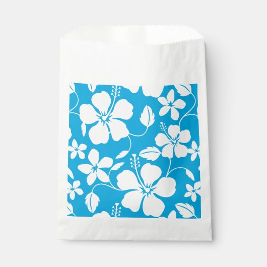 HAWAÏAN HULA (HIBISCUS) BLAUW BEDANKZAKJE (Voorkant)