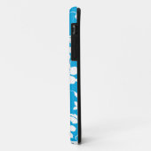 HAWAÏAN HULA (HIBISCUS) BLAUW Case-Mate iPhone CASE (Achterkant/links)