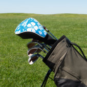 HAWAÏAN HULA (HIBISCUS) BLAUW GOLFHEADCOVER (Insitu)