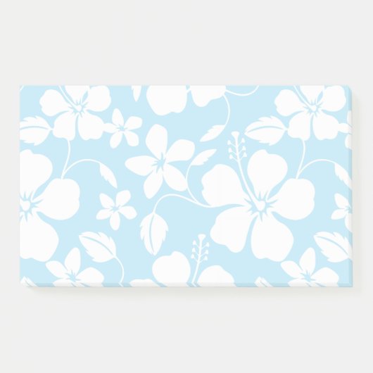 HAWAÏAN HULA (HIBISCUS) BLAUW POST-IT® NOTES (Voorkant)