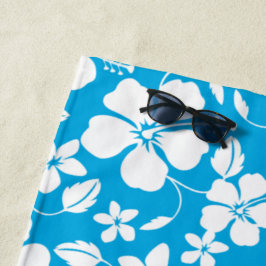 HAWAÏAN HULA (HIBISCUS) BLAUW STRANDLAKEN