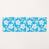 HAWAÏAN HULA (HIBISCUS) BLAUW YOGAMAT (Voorkant (horizontaal))