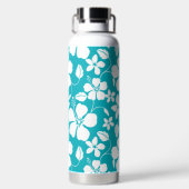 HAWAÏAN HULA (HIBISCUS) BLAUWGROEN FLES WATER (Achterkant)