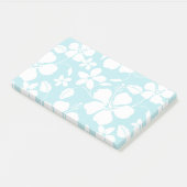 HAWAÏAN HULA (HIBISCUS) BLAUWGROEN POST-IT® NOTES (Schuin)