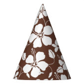 HAWAÏAN HULA (HIBISCUS) BREWN FEESTHOEDJES (Links)