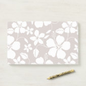 HAWAÏAN HULA (HIBISCUS) BREWN POST-IT® NOTES (Op bureau)