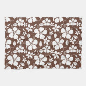 HAWAÏAN HULA (HIBISCUS) BREWN THEEDOEK (Horizontaal)