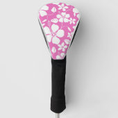 HAWAÏAN HULA (HIBISCUS) FLAMINGO PINK GOLFHEADCOVER (Voorkant)