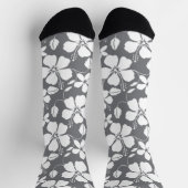 HAWAÏAN HULA (HIBISCUS) GRAY SOKKEN (Top)