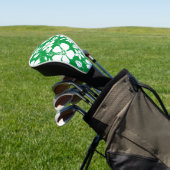 HAWAÏAN HULA (HIBISCUS) GROEN GOLFHEADCOVER (Insitu)