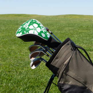 HAWAÏAN HULA (HIBISCUS) GROEN GOLFHEADCOVER