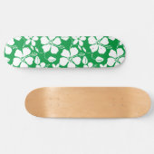 HAWAÏAN HULA (HIBISCUS) GROEN PERSOONLIJK SKATEBOARD (Horizontaal)