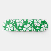HAWAÏAN HULA (HIBISCUS) GROEN PERSOONLIJK SKATEBOARD (Horizontaal)