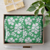 HAWAÏAN HULA (HIBISCUS) GROEN TISSUEPAPIER (Geschenk)