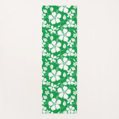 HAWAÏAN HULA (HIBISCUS) GROEN YOGAMAT (Voorkant)