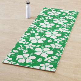 HAWAÏAN HULA (HIBISCUS) GROEN YOGAMAT