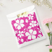 HAWAÏAN HULA (HIBISCUS) HOT PINK BEDANKZAKJE (Gezegeld)