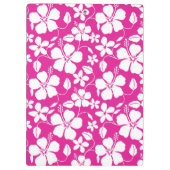 HAWAÏAN HULA (HIBISCUS) HOT PINK KLEMBORD (Achterkant)