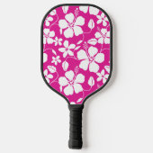 HAWAÏAN HULA (HIBISCUS) HOT PINK PICKLEBALL PADDLE (Achterkant)