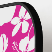 HAWAÏAN HULA (HIBISCUS) HOT PINK PICKLEBALL PADDLE (Links Detail)