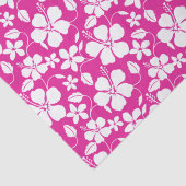 HAWAÏAN HULA (HIBISCUS) HOT PINK TISSUEPAPIER (Detail)