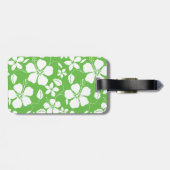 HAWAÏAN HULA (HIBISCUS) LIMOEN BAGAGELABEL (Achterkant horizontaal)