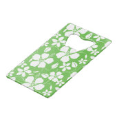 HAWAÏAN HULA (HIBISCUS) LIMOEN CREDITKAART FLESSENOPENER (Achterkant Gekanteld)