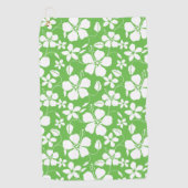 HAWAÏAN HULA (HIBISCUS) LIMOEN GOLFHANDDOEK (Voorkant)