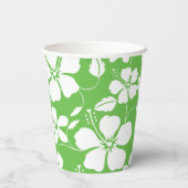 HAWAÏAN HULA (HIBISCUS) LIMOEN PAPIEREN BEKERS (Achterkant)