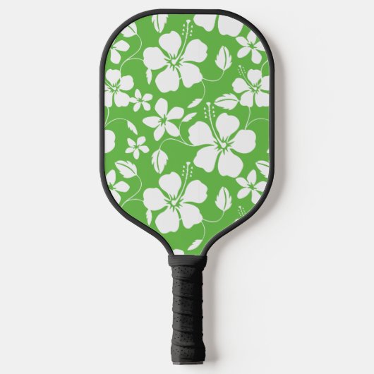 HAWAÏAN HULA (HIBISCUS) LIMOEN PICKLEBALL PADDLE (Voorkant)