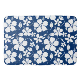 HAWAÏAN HULA (HIBISCUS) NAVY BADMAT