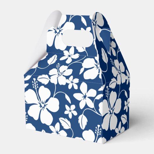 HAWAÏAN HULA (HIBISCUS) NAVY BEDANKDOOSJES (Achterkant)