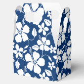 HAWAÏAN HULA (HIBISCUS) NAVY BEDANKDOOSJES (Geopend)