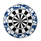 HAWAÏAN HULA (HIBISCUS) NAVY DARTBORD (Voorkant)