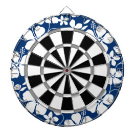 HAWAÏAN HULA (HIBISCUS) NAVY DARTBORD