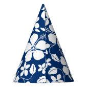 HAWAÏAN HULA (HIBISCUS) NAVY FEESTHOEDJES (Achterkant)