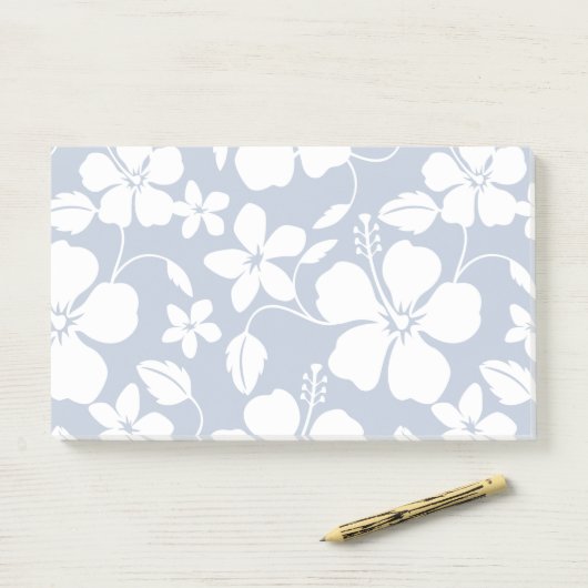 HAWAÏAN HULA (HIBISCUS) NAVY POST-IT® NOTES (Op bureau)