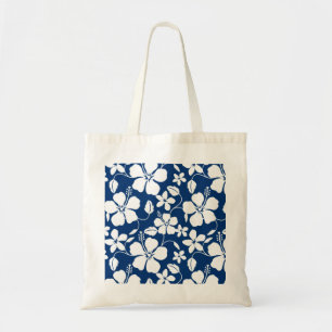 HAWAÏAN HULA (HIBISCUS) NAVY TOTE BAG