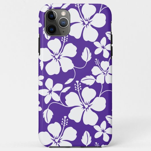 HAWAÏAN HULA (HIBISCUS) PAARS Case-Mate iPhone CASE (Achterkant)